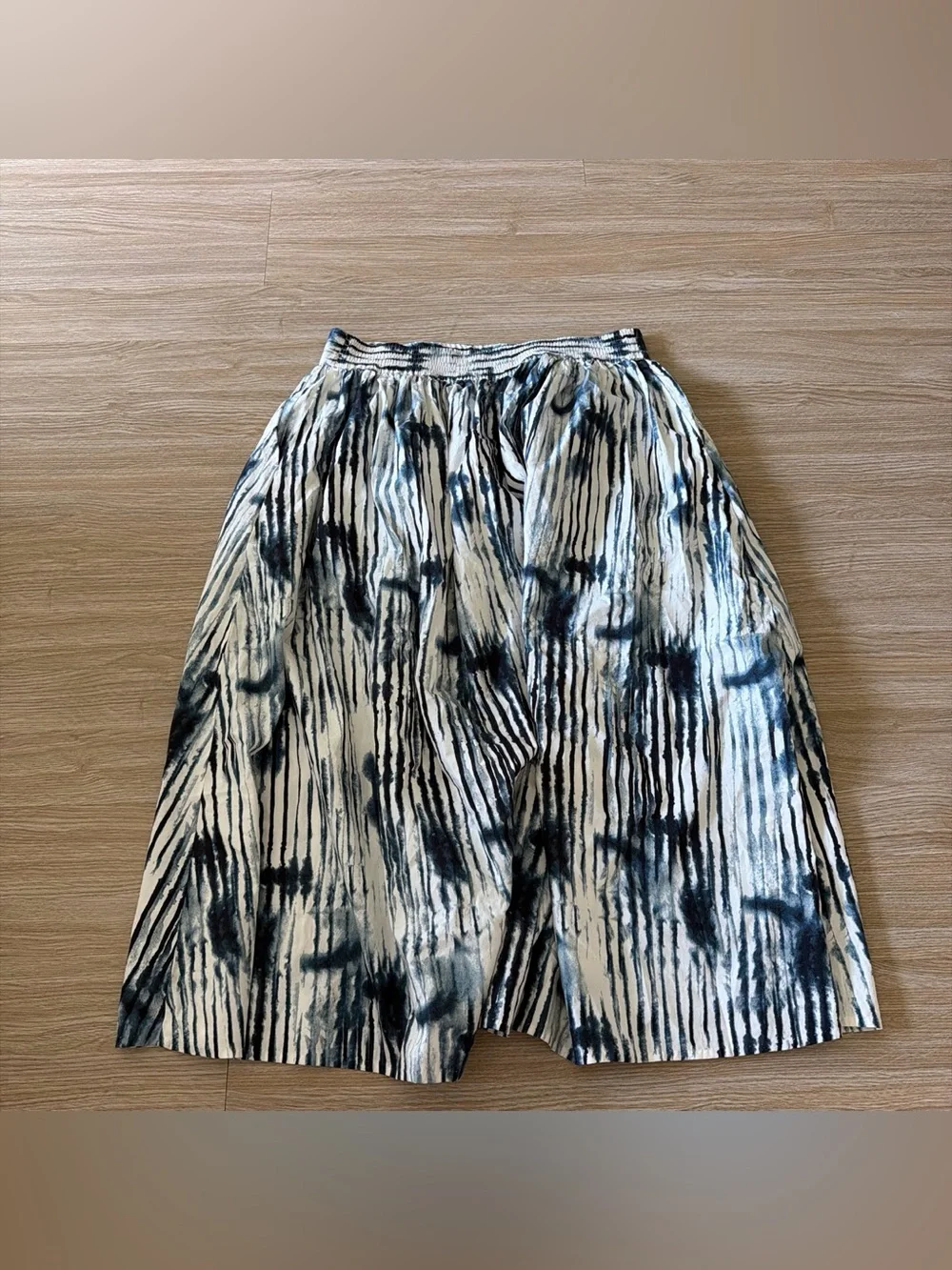 Simply Vera Vera Wang Black and White Tie-Dye Circle Skirt
